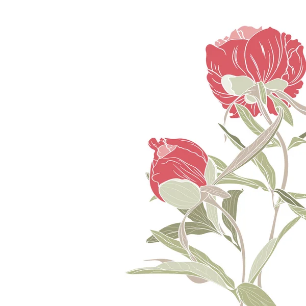 Ilustração Vetorial Fundo Padrão Floral Bonito —  Vetores de Stock