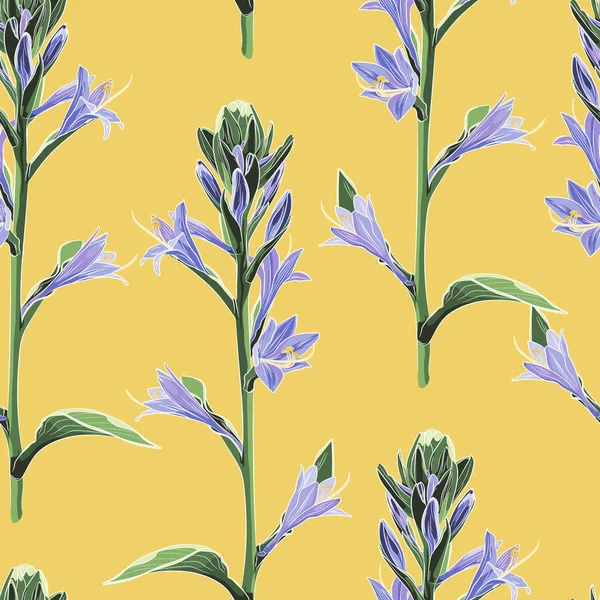 Vektor Illustration Der Schönen Floralen Muster Hintergrund — Stockvektor