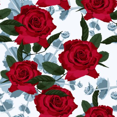 güzel çiçek desen arka plan vektör illüstrasyon