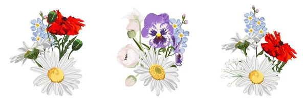 Απεικόνιση Διάνυσμα Όμορφο Φόντο Floral Μοτίβο — Διανυσματικό Αρχείο