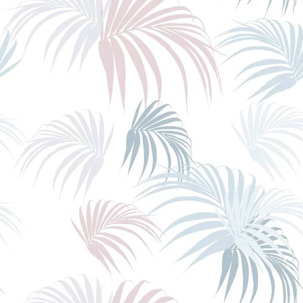 Творческий Универсальный Цветочный Фон Тропическом Стиле Ручной Рисунок Текстур Пальмовыми — стоковый вектор