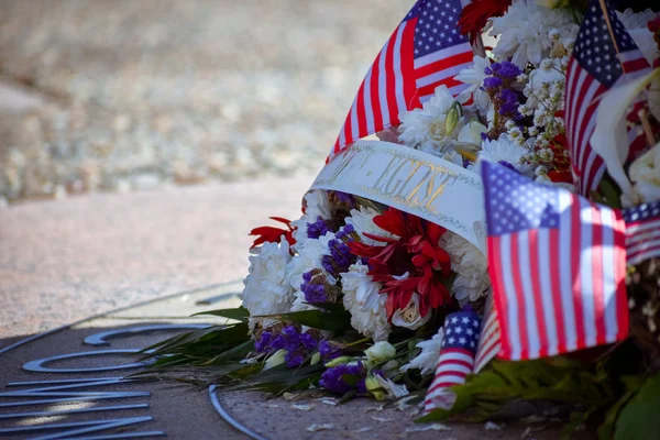 Normandy American Cemetery and Memorial, Colleville-sur-Mer, Normandia, Francia . — Foto Stock