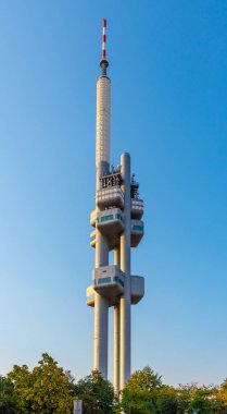 Zizkov Television Tower in Prague, Czech Republic clipart