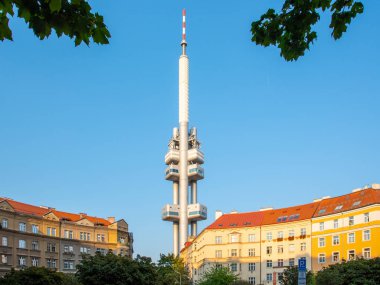 Zizkov Television Tower in Prague, Czech Republic clipart