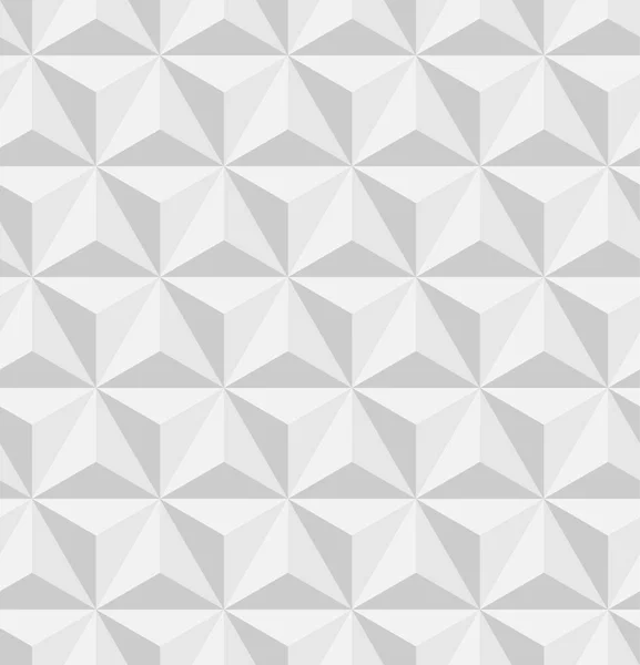 3D trójkątne, lub czworościanu, piramidy. Bezszwowe tło wzór. — Wektor stockowy