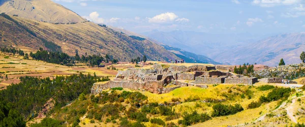 Puca Pucara rovine vicino a Cuzco City, Perù — Foto Stock