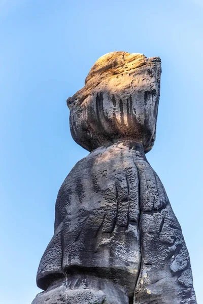 Mayor sandstone rock formation in Adrspach Rocks, Czech Republic — Stock Photo, Image