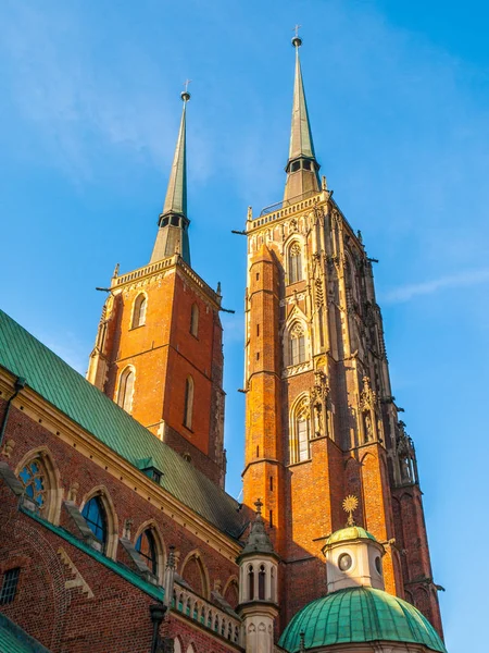 Cathedral of St. John the Baptist in Wroclaw — Stock Photo, Image