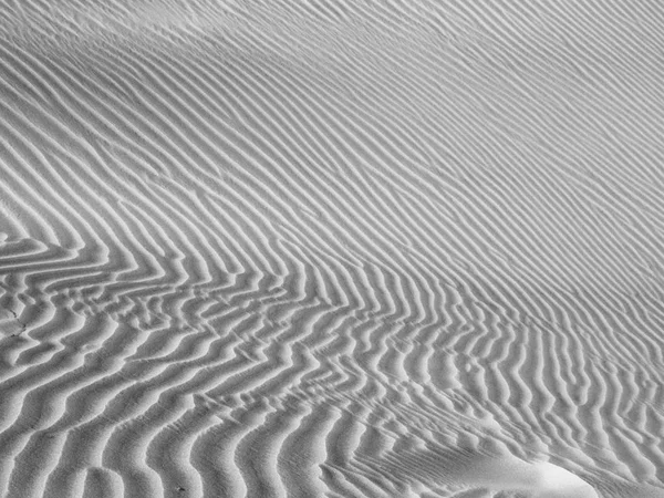 Sabbia deserto dune texture fatta dal vento — Foto Stock