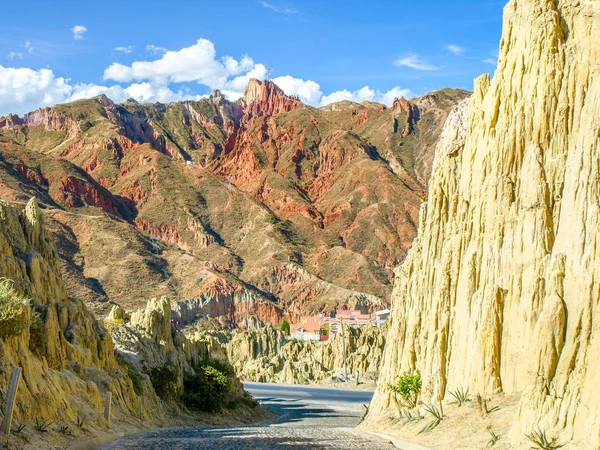 Felsformationen im Mondtal bei La Paz, Bolivien, Südamerika — Stockfoto