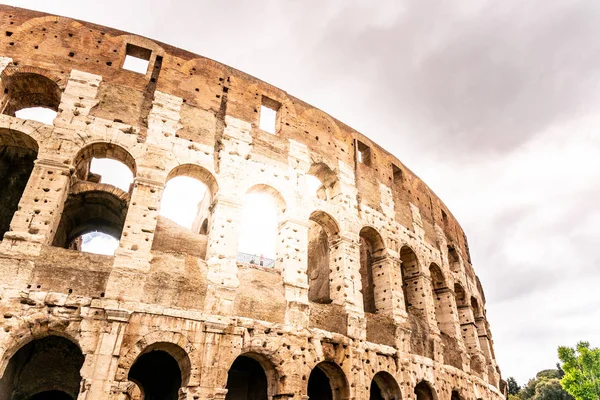Colosseum, Coliseum veya Flavian Amfitiyatrosu, Roma, İtalya — Stok fotoğraf