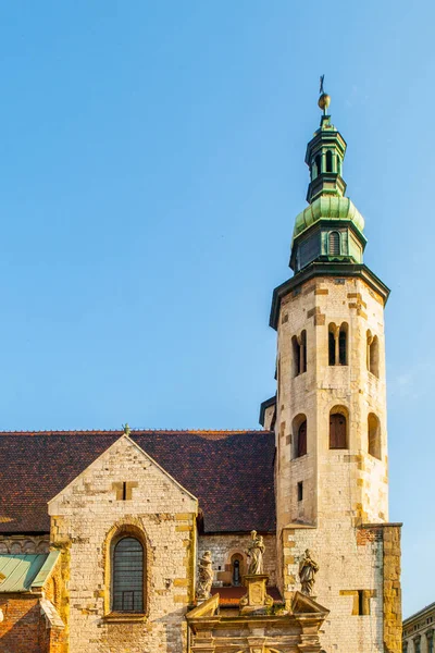 Romanesque church of St. Andrew in the Old Town district of Krakow, Poland — Stock Photo, Image