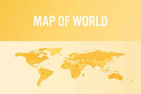 モダンなデザインで世界の地図。ベクトル図 — ストックベクタ