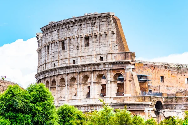 Coliseo, Coliseo o Anfiteatro Flavio, Roma, Italia — Foto de Stock