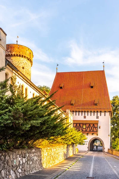 Porta Bechynska al Castello di Kotnov a Tabor, Repubblica Ceca — Foto Stock
