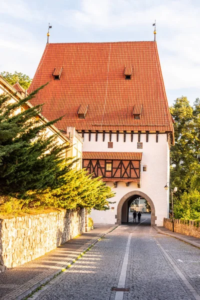 Bechynská brána na hradě Kotnov v Tabor, Česká republika — Stock fotografie