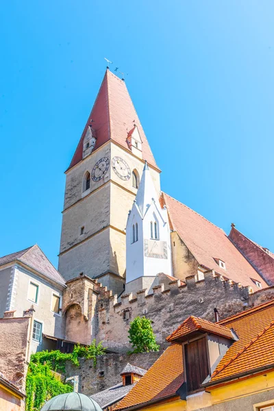 Parish church of the Assumption of the Virgin Mary, Weissenkirchen in der Wachau, Austria — Stock Photo, Image