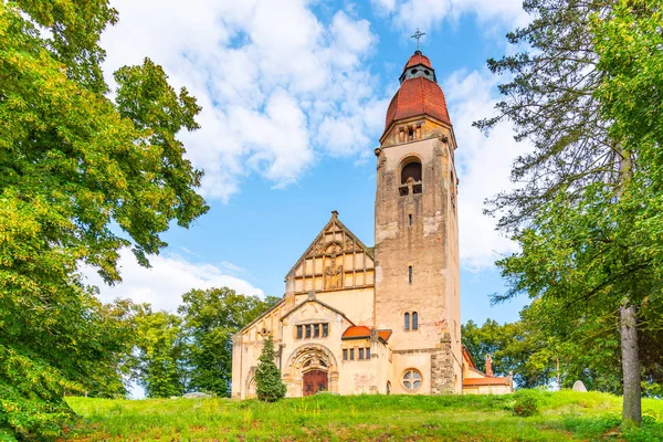 Chiesa di San Giovanni Nepomuceno a Stechovice vicino a Praga, Repubblica Ceca — Foto Stock