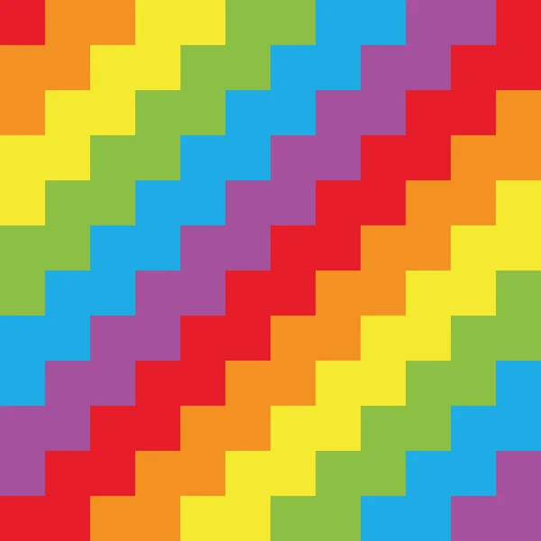 Gökkuşağı spektrum renklerinde kusursuz arkaplan sembolü deseni. Soyut vektör illüstrasyonu — Stok Vektör