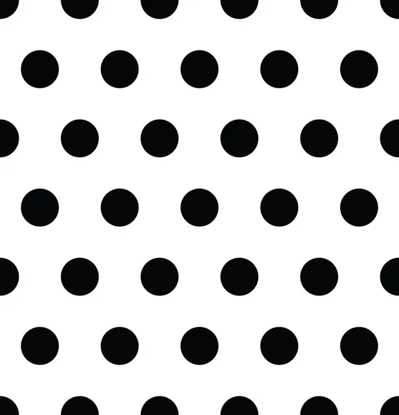 Απρόσκοπτη μορφή πουά σε τριγωνική διάταξη. Μαύρες κουκίδες σε λευκό φόντο. Εικονογράφηση διανύσματος — Διανυσματικό Αρχείο