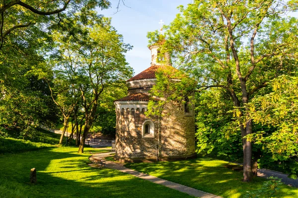 Rotunda of St Martin on Vysehrad, Prague, Czech Republic — Stock Photo, Image