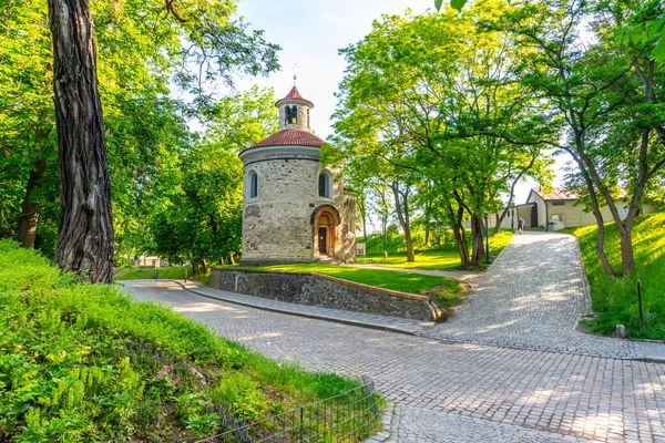 St. Martin 'den Rotunda Vysehrad, Prag, Çek Cumhuriyeti — Stok fotoğraf