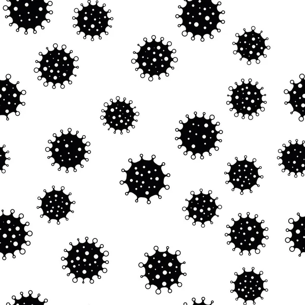 Coronavirus αδιάλειπτη μοτίβο φόντου — Διανυσματικό Αρχείο