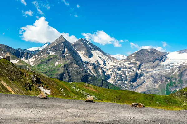 Vysoké hory Hohe Tauern kolem Grossglockneru. Rakouské Alpy, Rakousko — Stock fotografie