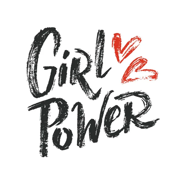 Girl Power letras 01 — Vector de stock