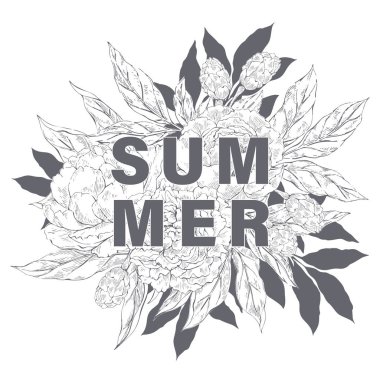 Vintage çiçek buketi