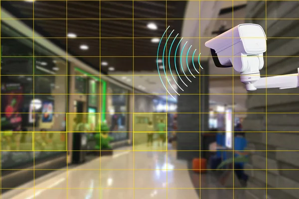 A CCTV  infrared camera  technology 4.0 for look security area of people