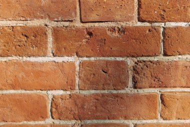 Kahverengi tuğla duvar yakın çekim 