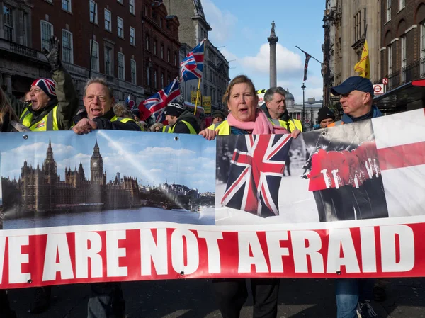 영국의 정치 적 시위 — 스톡 사진
