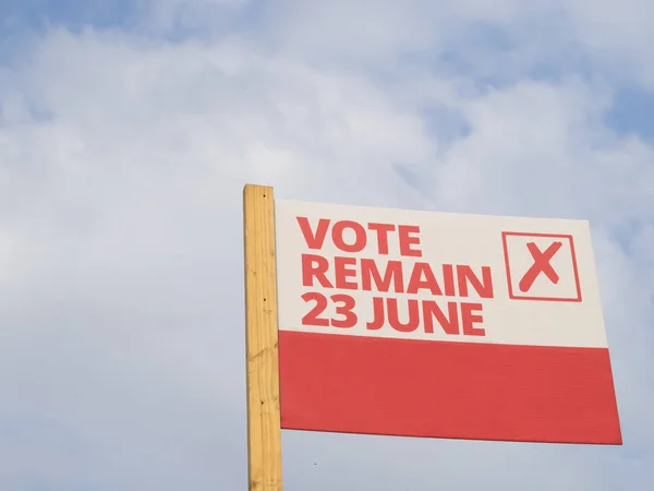 투표 영국 서명에 EU 국민 투표에서 2016년 6월 23일에 남아 — 스톡 사진