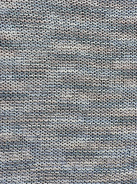 手作りの編みウール生地の質感 抽象的な編みパターンの背景 — ストック写真
