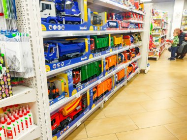 Belarus 'taki Minsk şehrindeki çocuk çekicisi 20 Eylül 2019