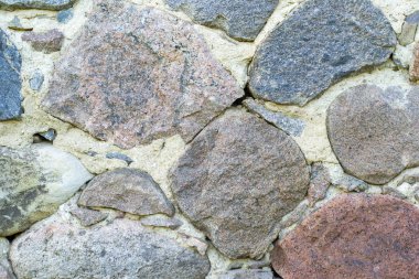 Eski duvar, taş dokusu, kırık tuğla, tasarım için boş