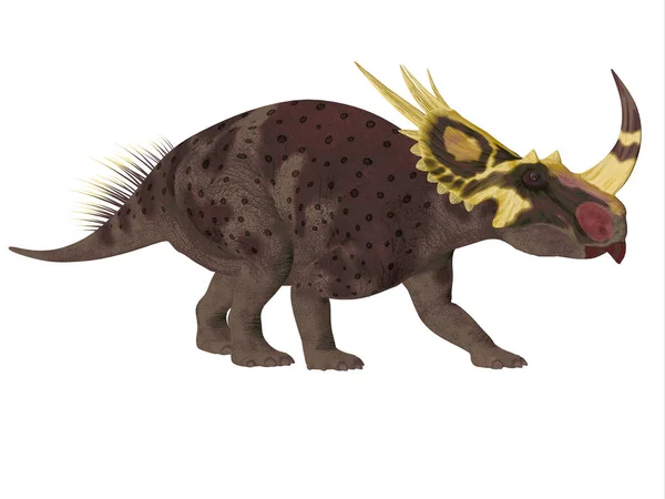 Rubeosaurus Fue Dinosaurio Ceratopsiano Herbívoro Que Vivió América Del Norte — Foto de Stock