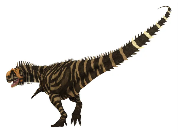Rajasaurus Était Dinosaure Théropode Carnivore Qui Vivait Inde Pendant Période — Photo