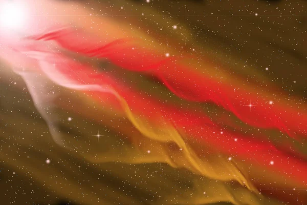 Karmaşık Moleküler Bulut Oluşumu Toz Dev Yıldızdan Yayılan Gazlar Kurdela — Stok fotoğraf