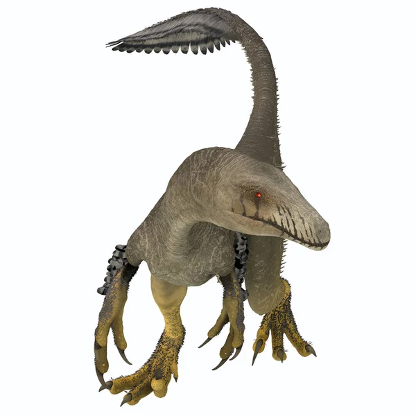 Dakotaraptor Fue Dinosaurio Terópodo Dromeosáurido Carnívoro Que Vivió Dakota Del — Foto de Stock