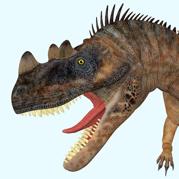 Ceratosaurus Fue Dinosaurio Carnívoro Terópodo Que Vivió América Del Norte —  Fotos de Stock