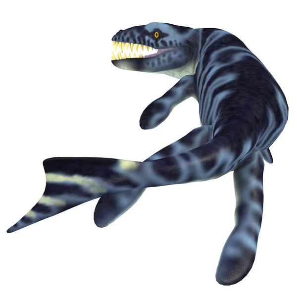Dakosaurus だったジュラ紀および白亜の期間の間にヨーロッパ メキシコおよびアルゼンチンの海に住んでいた海洋肉食爬虫類 — ストック写真