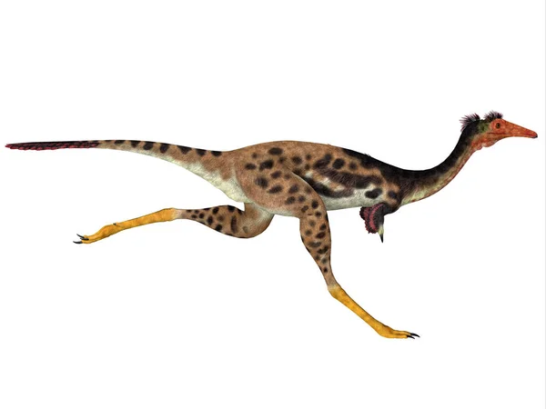 Perfil lateral do dinossauro de Mononykus — Fotografia de Stock