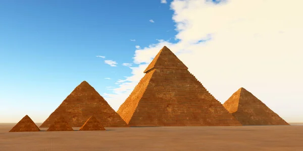 The Great Pyramids — Stock Photo, Image