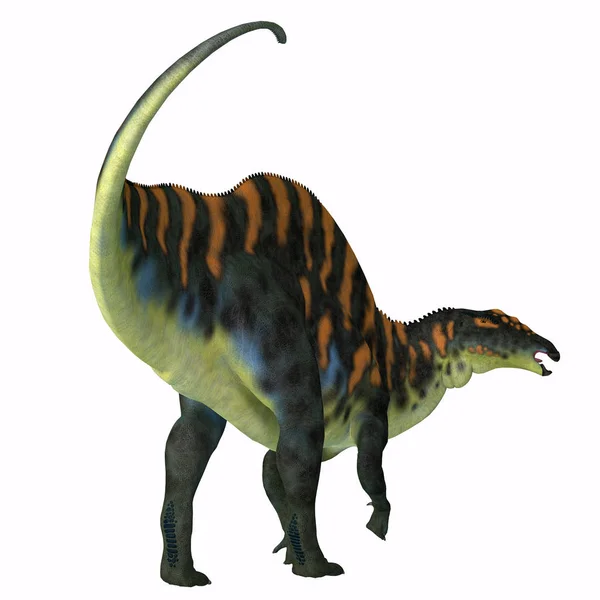 Ogon dinozaurów ouranozaura — Zdjęcie stockowe