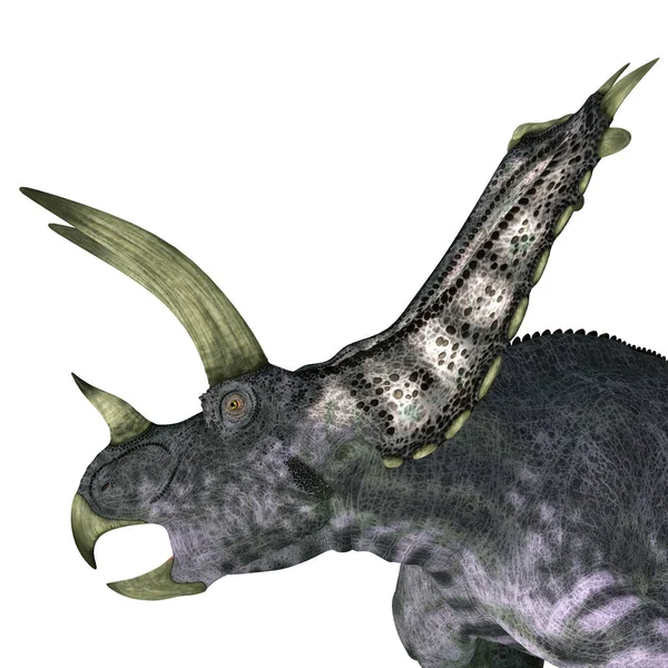 ペンタケラトプス恐竜の頭 — ストック写真
