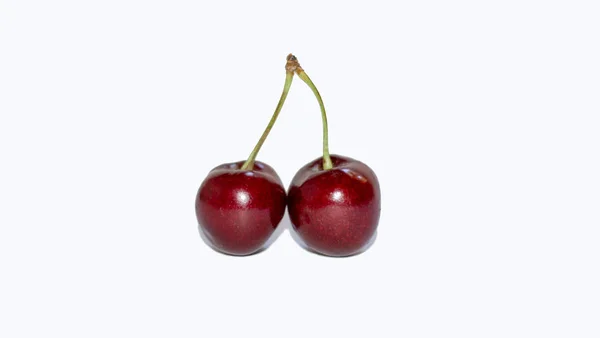 Red sweet cherry isolated on white background 4 — Stock Photo, Image