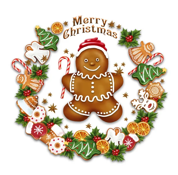 Gingerbread man, Christmas gingerbread and sweets