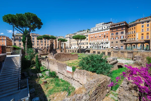 Rome Italy May 2020 Largo Torre Argentina Square Rome Italy — Stock Photo, Image